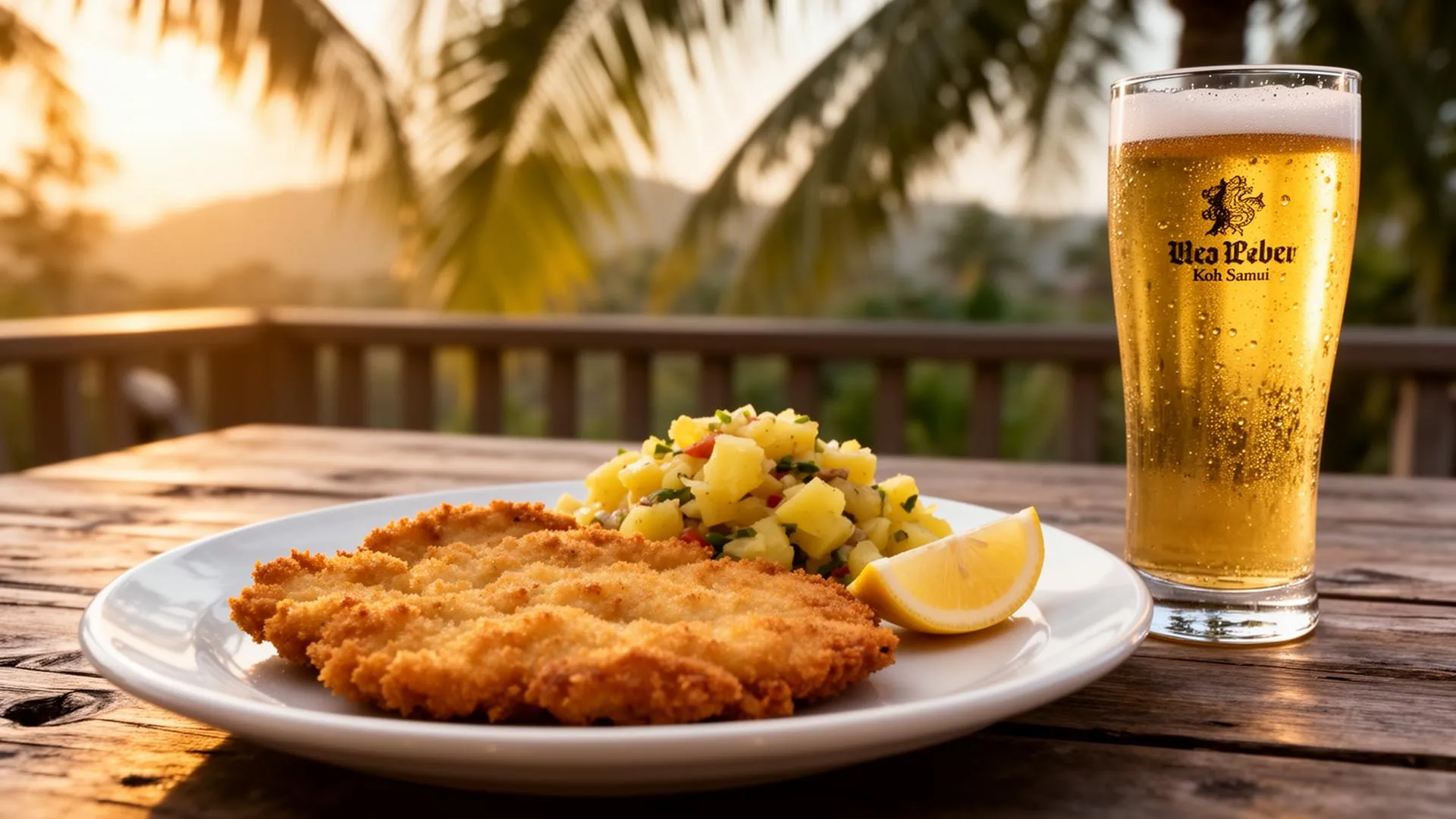 German Food on Koh Samui: Schnitzel, Sausages & Cold Beer